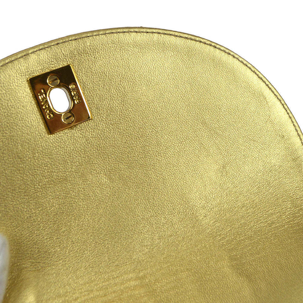 CHANEL 1994 Duma Chain Backpack Large Gold Lambskin 68056 - Picture 8 of 10